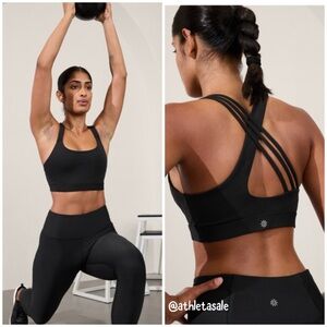 NWT Athleta Train Free Bra A-C | Black